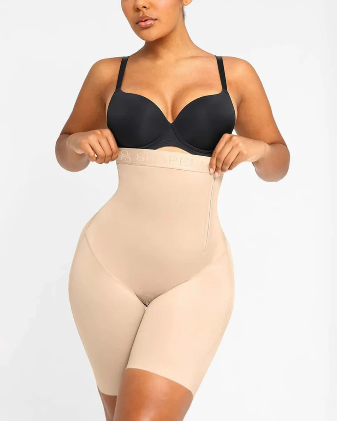 Pantalones Cortos de Cintura Alta que Realzan las Nalgas
