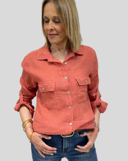 Camisa de Lino que Aporta Frescura, Estilo y Comodidad para Cualquier Ocasión