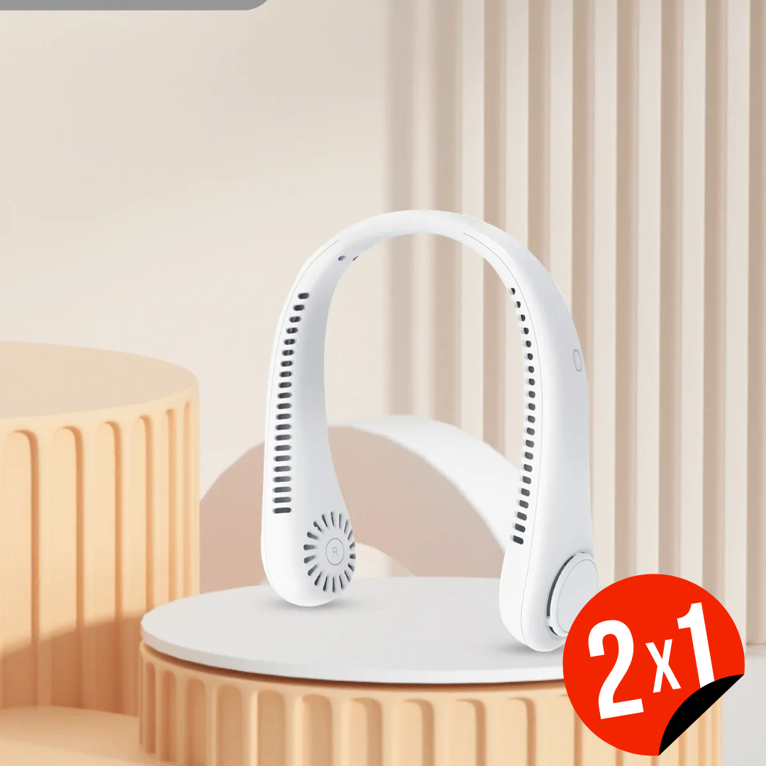 Ventilador de cuello portátil inteligente sin aspas (OFERTA 2X1)