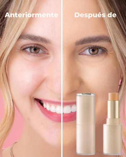 Base de Maquillaje Mate en Barra de Cobertura Total  (OFERTA 2X1)